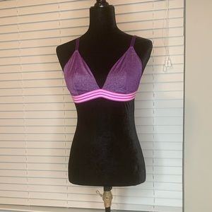 Purple bralette